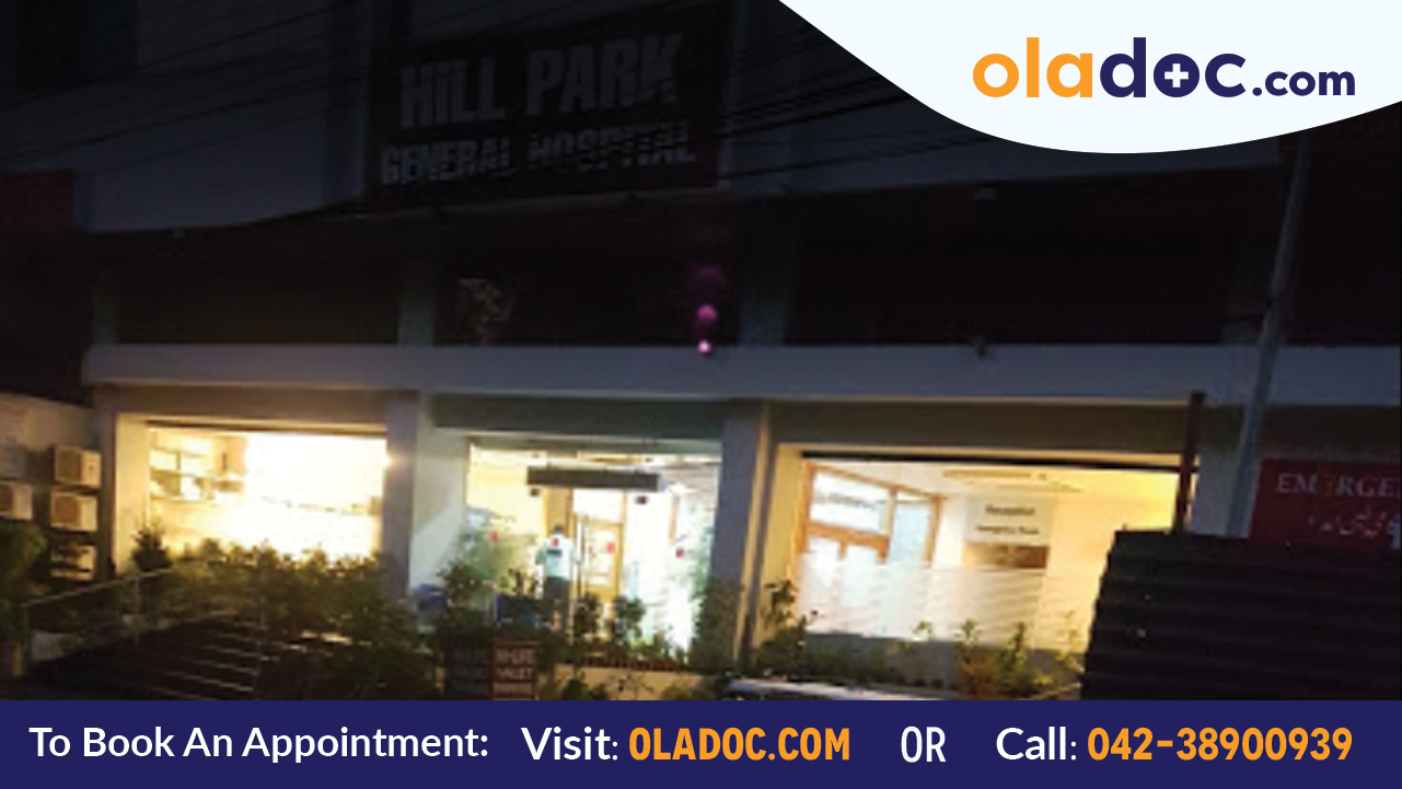 Main Entrance of Hill Park General Hospital Karachi